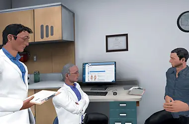 Virtual Reality-App für das Gesundheitswesen